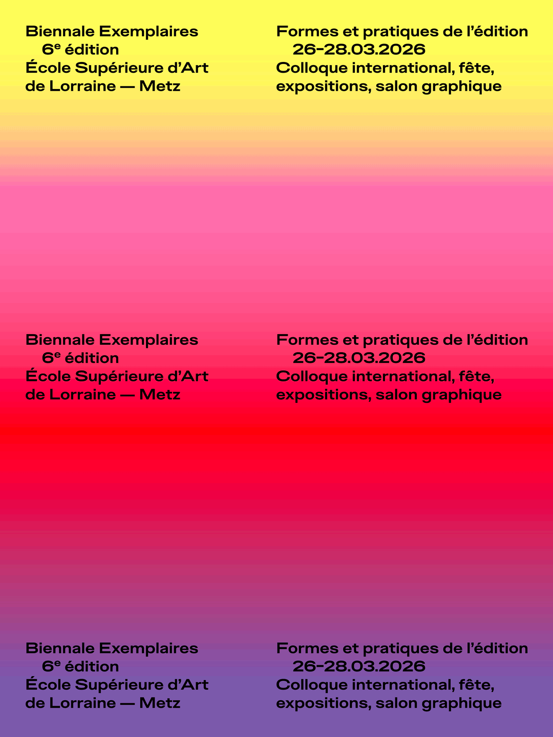 Biennale exemplaire 2026
